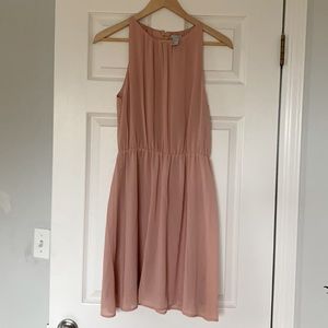 Pink Flowy Dress